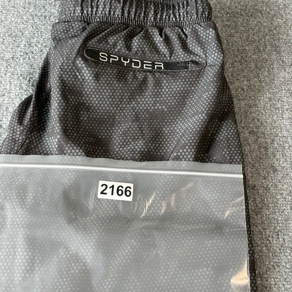 Spyder Swim‎ Mens Gray Dot Camo Board Shorts UV Protection Size Large